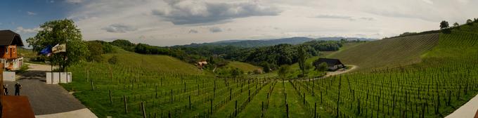 Razgled izpred kleti v dolino | Foto: Matjaž Vertuš