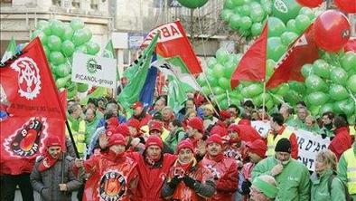 Belgijci na protestih zahtevajo boljši standard