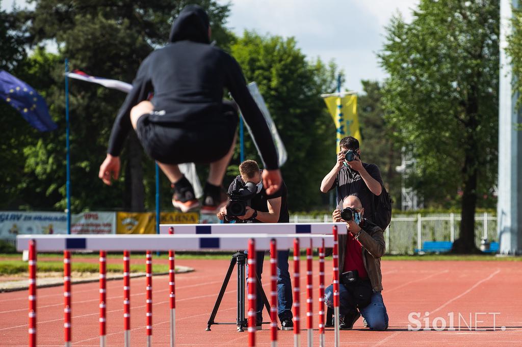 Slovenski skakalci trening Kranj