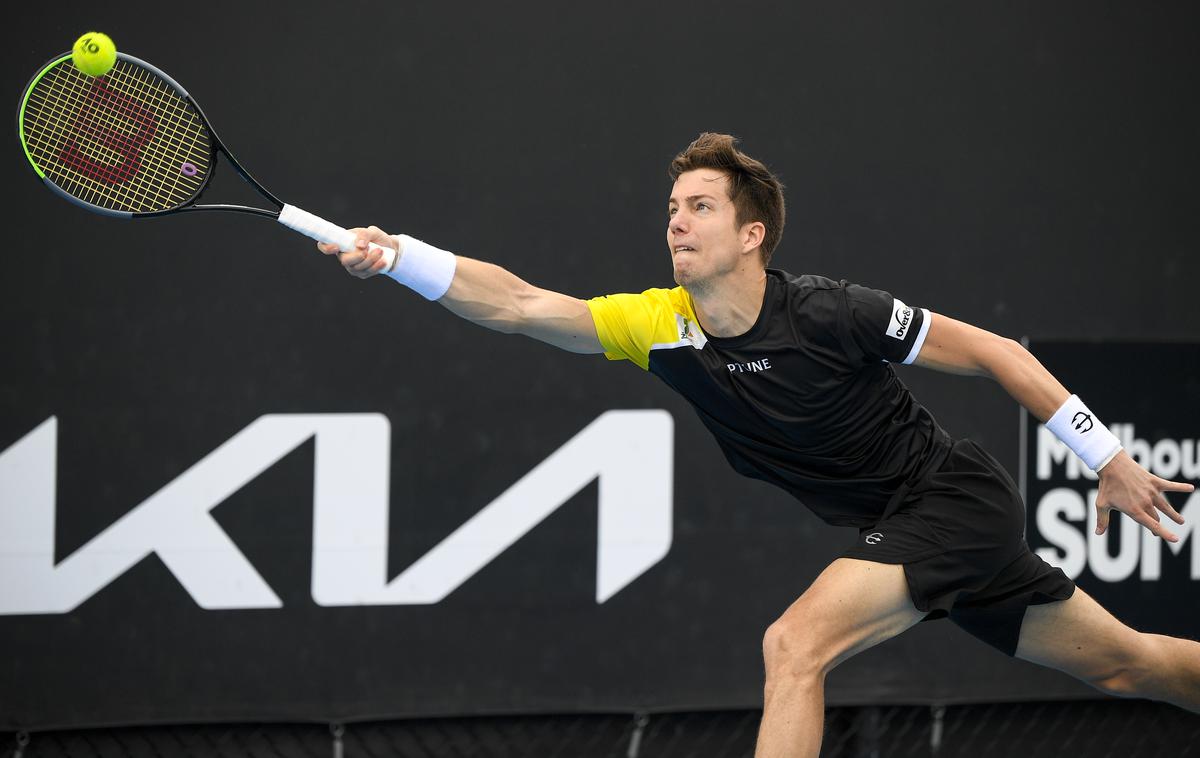 Aljaž Bedene | Aljaž Bedene je slavil v treh nizih. | Foto Guliverimage/Getty Images