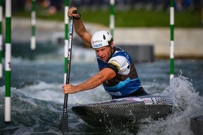 Benjamin Savšek, aktualni olimpijski prvak, lahko vsaj zdaj nemoteno trenira. A ne še na tacenski progi. | Foto: Damiano Benedetto/ICF