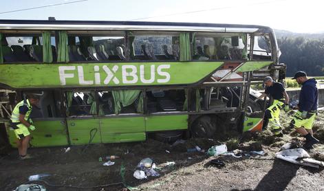 V nesreči avtobusa, na katerem je bilo več Slovencev, umrla 19-letnica