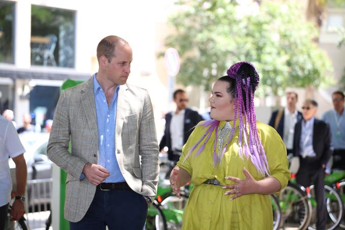 Princ William, Netta Barzilai | Foto: Reuters