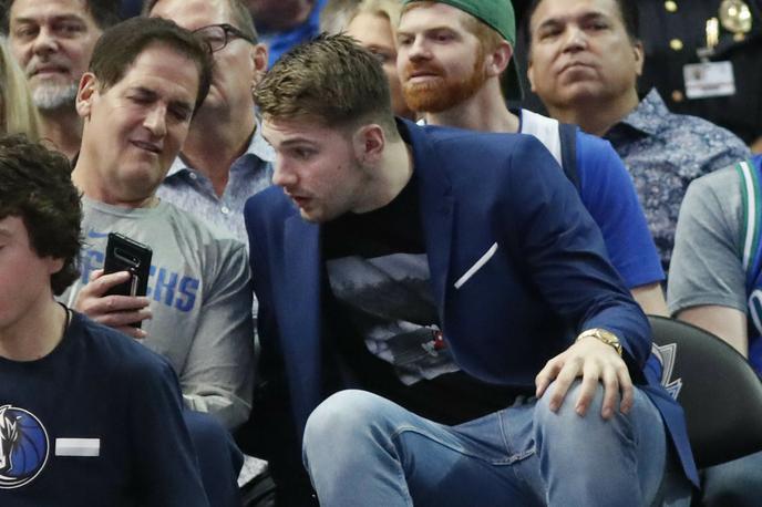 Mark Cuban Luka Dončić | Mark Cuban se veseli, kako bosta Dončić in Irving sodelovala. | Foto Guliverimage