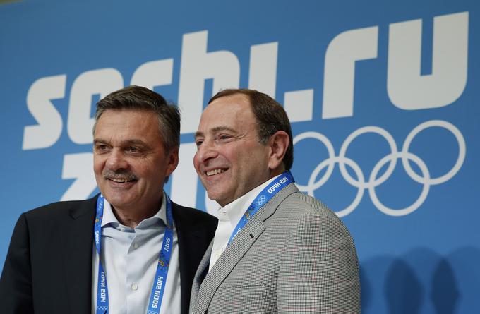 Lahko Rene Fasel res še prepriča predsednika lige NHL Garyja Bettmana, ki pravi, da je odločitev zadnja? | Foto: Reuters