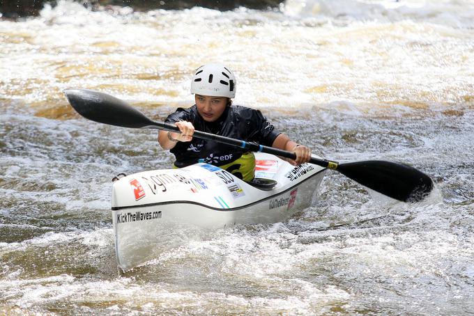 Ana Šteblaj je v finalu kajakašic osvojila 11. mesto. | Foto: Kajakaška zveza Slovenije