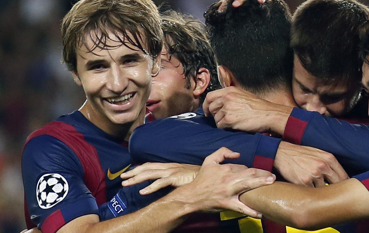 Sergi Samper | Sergi Samper je v dresu Barcelone debitiral v sezoni 2014/15 na tekmi lige prvakov proti Apoelu iz Nikozije. | Foto Reuters