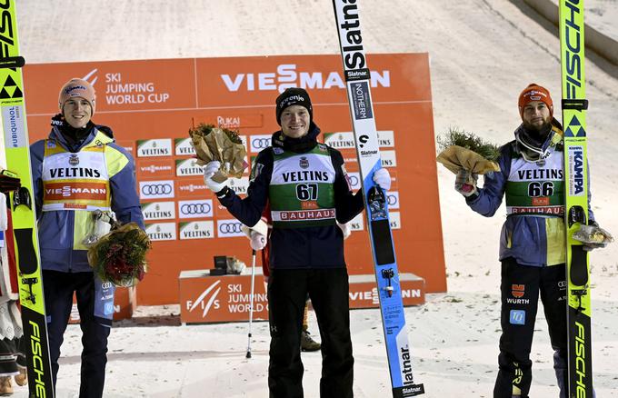 Anže Lanišek je lani v Ruki vknjižil prvo zmago svetovnega pokala. | Foto: Guliverimage/Vladimir Fedorenko