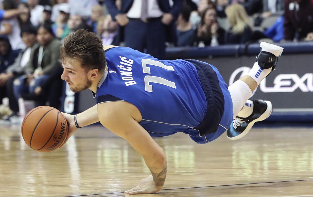 Luka Dončić | Luka Dončić je v uvodnih treh tekmah v ligi NBA dosegel 55 točk. | Foto Reuters