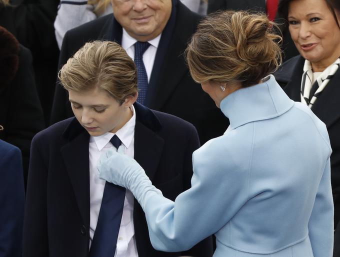 Melanijina odločitev, da do konca Barronovega šolskega leta ostane v New Yorku, bo mesto New York stala približno milijon dolarjev na dan (približno 930 tisoč evrov). | Foto: Reuters