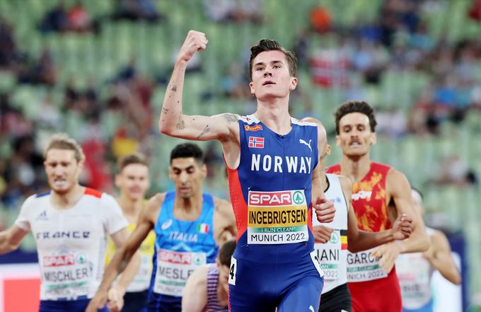 Jakob Ingebrigtsen je postavil nov evropski rekord. | Foto: Reuters