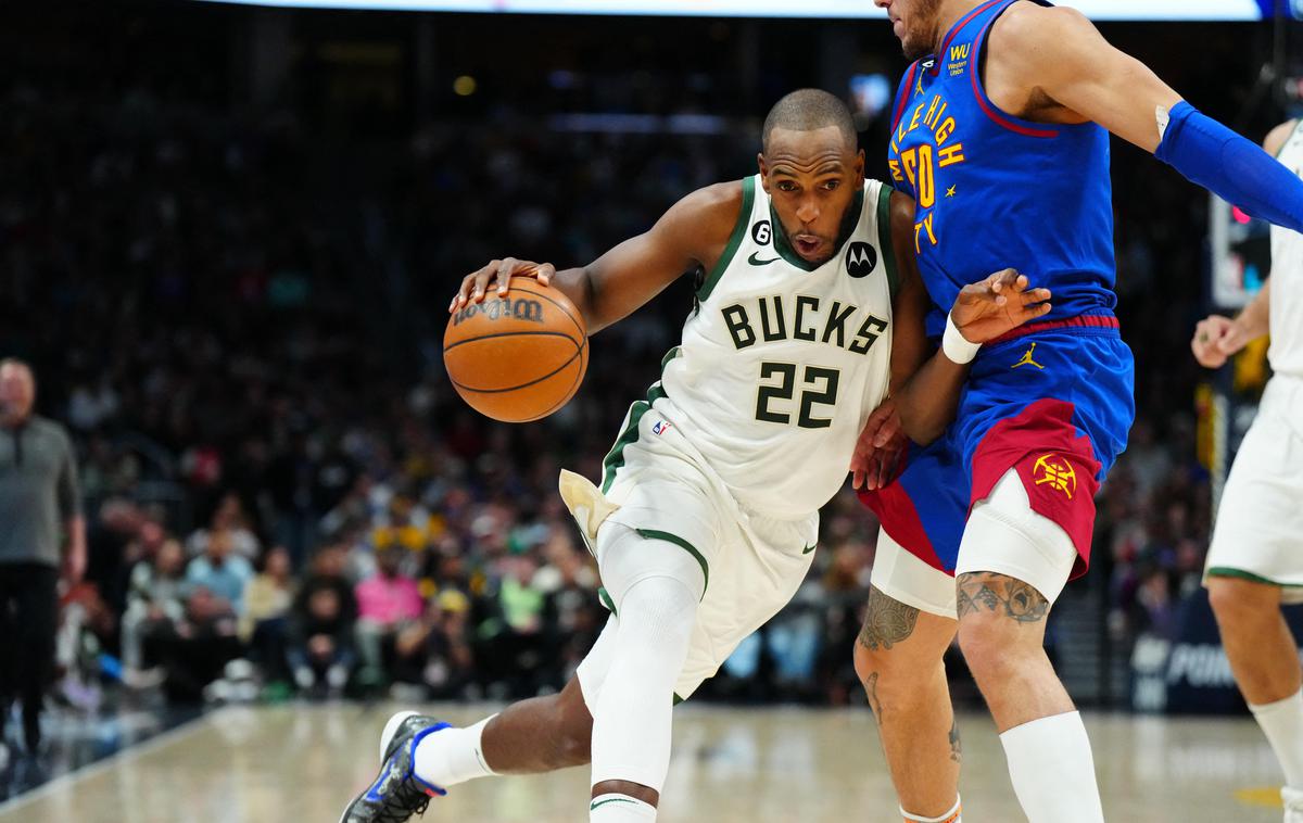 Milwaukee Bucks Khris Middleton | MIlwaukee je bil najboljši po rednem delu, a je izgubil že v prvem krogu končnice. | Foto Reuters