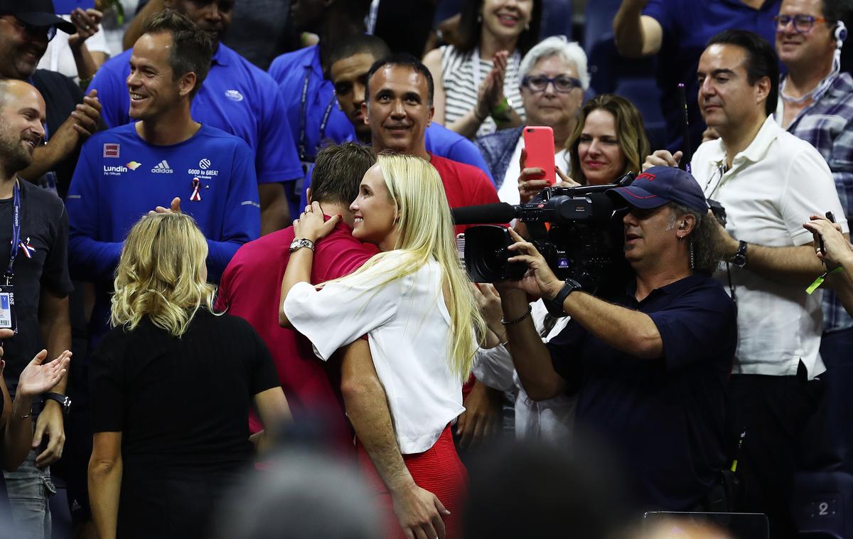 Donna Vekić in Stan Wawrinka | Foto Guliver/Getty Images