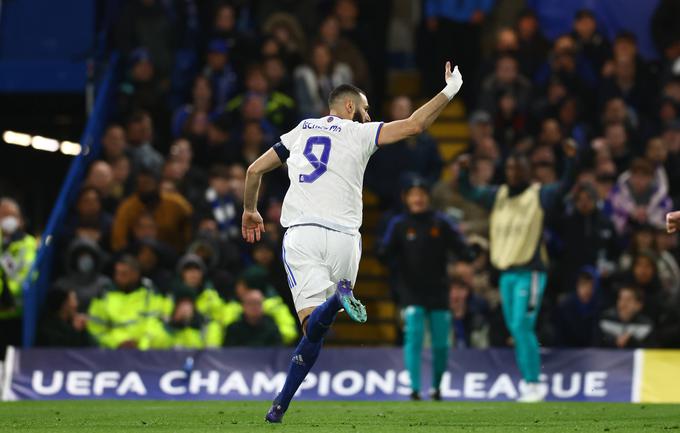 Že na prejšnji tekmi lige prvakov je Karim Benzema dosegel hat-trick. | Foto: AP / Guliverimage