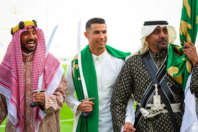 Cristiano Ronaldo Savdska Arabija | Cristiano Ronaldo je strelski rekorder lige prvakov, tekmovanja, na katerega je zelo navezan. Odkar se je preselil na Arabski polotok, nima več stika z največjim tekmovanjem pod okriljem Uefe. | Foto Reuters