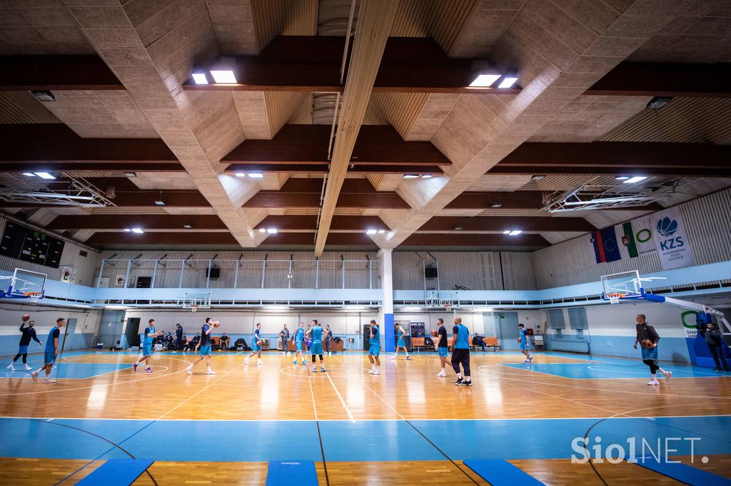 trening slovenska košarkarska reprezentanca