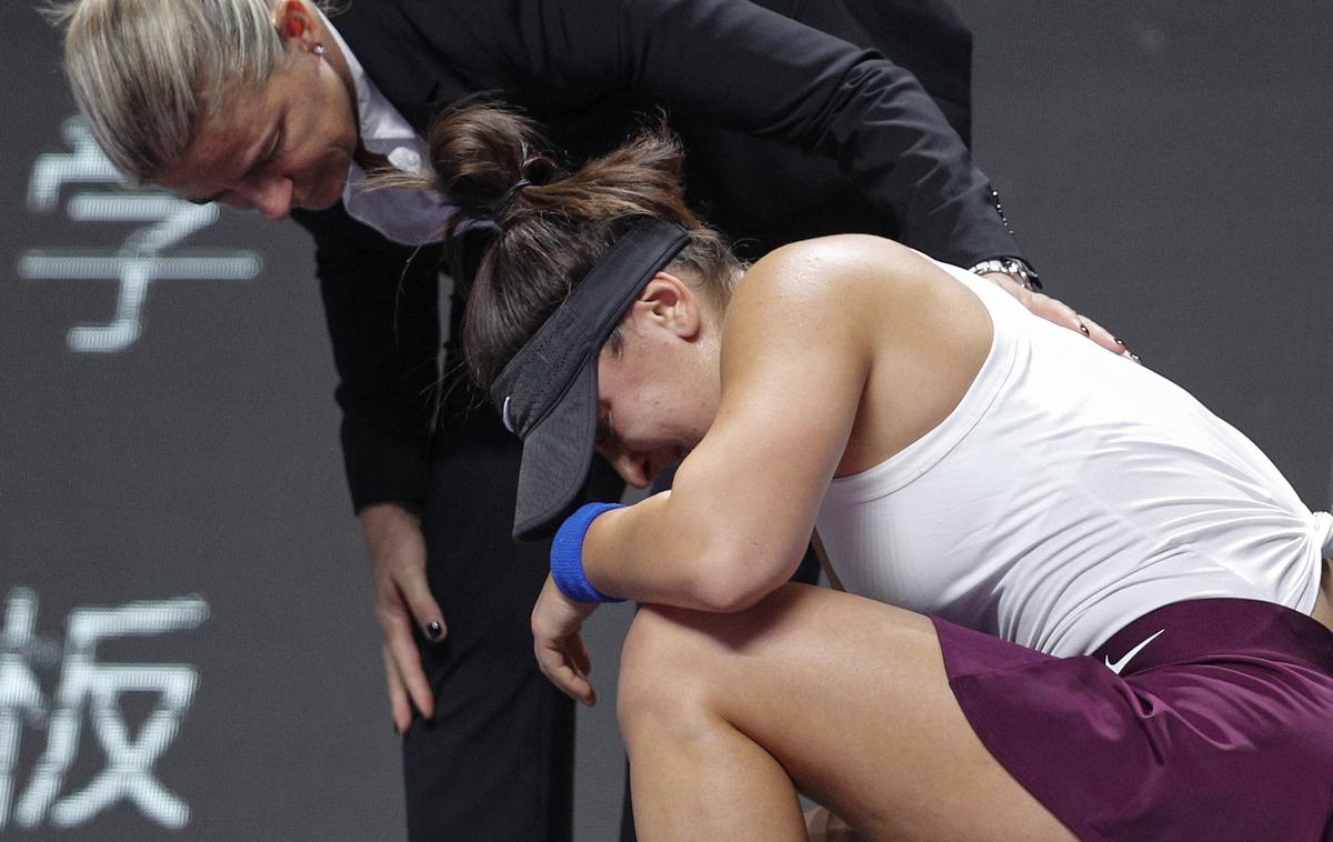 Bianca Andreescu | Bianca Andreescu ima v svoji karieri veliko smole s poškodbami. Za zdaj še ni jasno, kako hudo je z njeno zadnjo poškodbo. | Foto Guliverimage