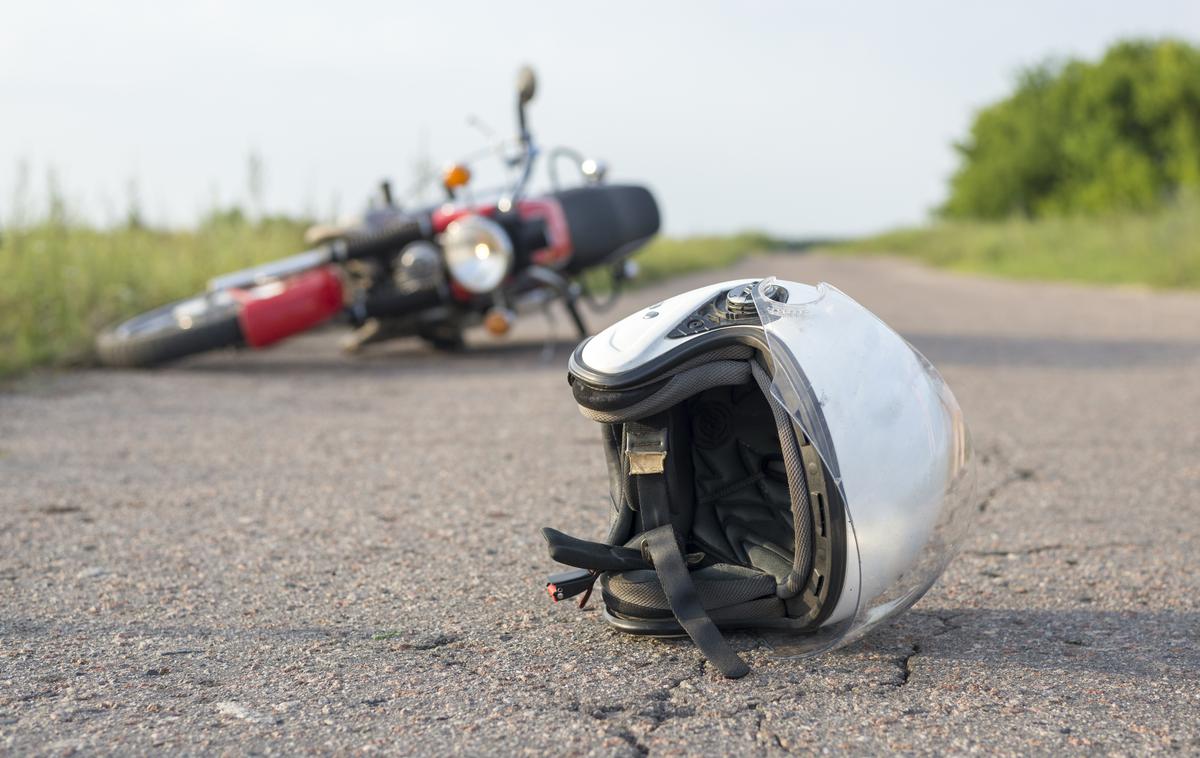 Nesreča motorist | Večino letošnjih prometnih nesreč s hujšimi posledicami so motoristi povzročili sami. | Foto Getty Images