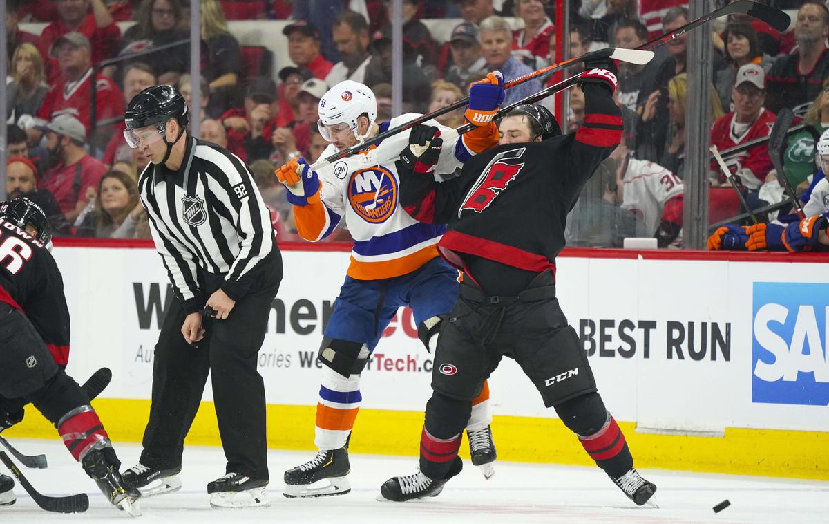 carolina Hurricanes | Hokejisti moštva Carolina Hurricanes so se brez poraza v konferenčnem polfinalu prebili v tretji krog končnice. | Foto Reuters