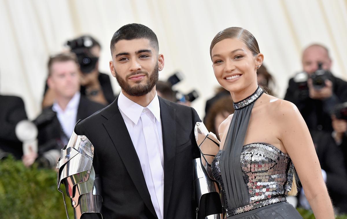 Zayn in Gigi | Zayn Malik in Gigi Hadid leta 2016, preden sta se razšla (in nato spet našla). | Foto Getty Images