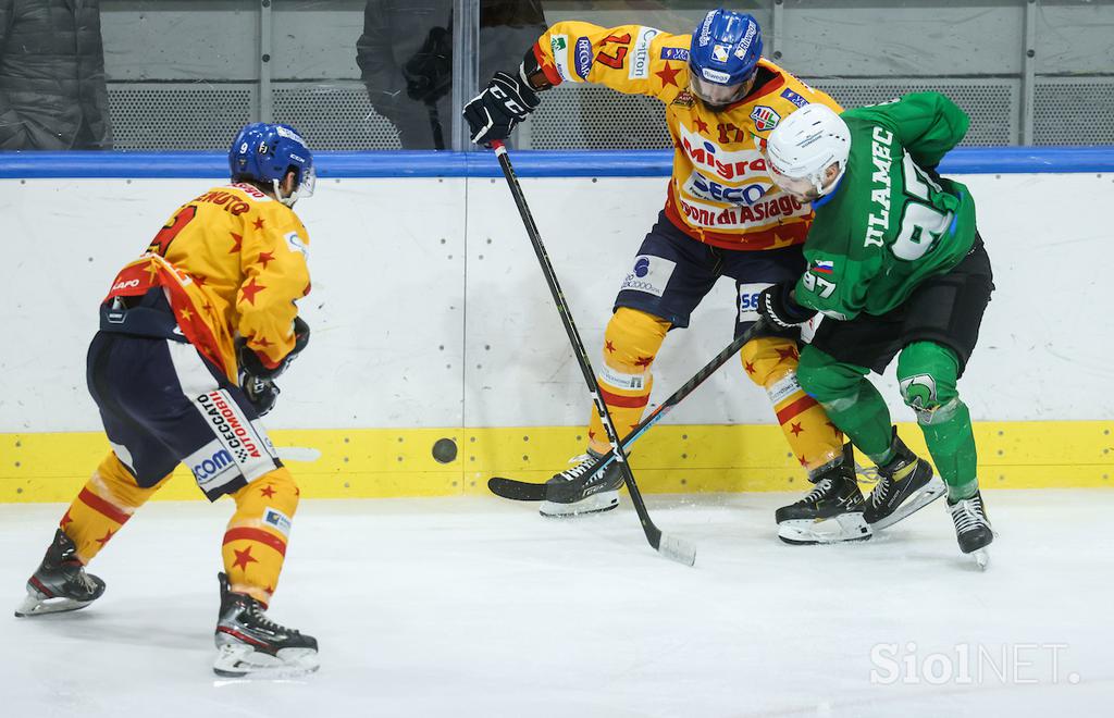 Alpska liga: Olimpija - Asiago (1-. tekma finala)