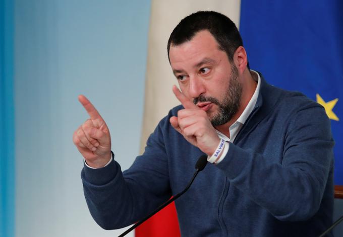 V Ligi, ki jo vodi italijanski notranji minister Matteo Salvini, navedb o spornem financiranju stranke iz Rusije za zdaj ne komentirajo. | Foto: Reuters