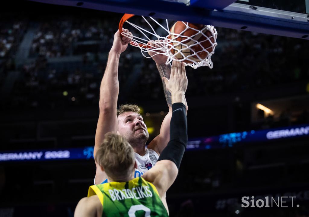 Slovenija : Litva slovenska košarkarska reprezentanca Eurobasket 2022 Luka Dončić