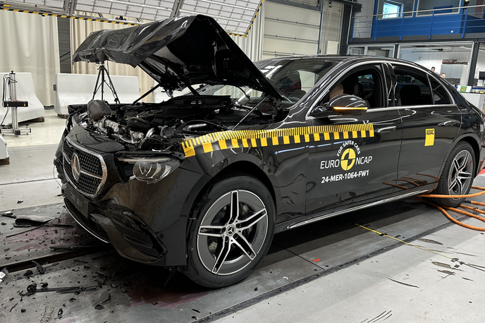 EuroNCAP 2024 | Med vsemi 40 testiranimi avtomobili je najboljši varnostni rezultat uspel mercedes-benzu razreda E. | Foto EuroNCAP