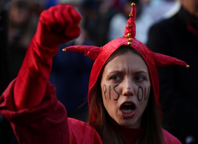 Poljska protesti Polexit | Foto: Reuters