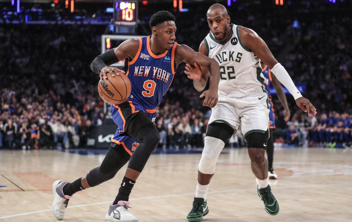 RJ Barrett New York Knicks Milwaukee Bucks | RJ Barrett je zapustil New York in odšel domov v Toronto. | Foto Reuters