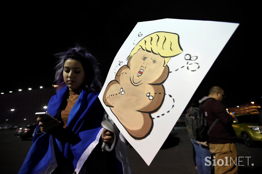 donald trump, protesti