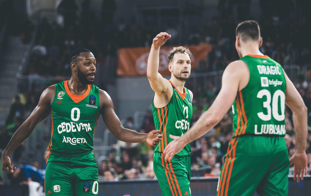 Cedevita Olimpija : Turk Telekom, Jaka Blažič | Cedevita Olimpija se je uvrstila med najboljših osem ekip. | Foto Grega Valančič/Sportida