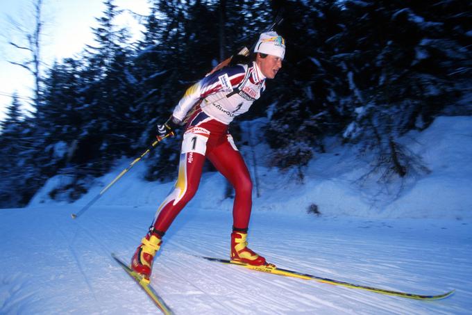 Andreja Koblar, takrat Grašič, je v sezoni 1995/96 osvojila tudi skupno zmago v seštevku individualnih tekem svetovnega pokala.  | Foto: Guliverimage/Vladimir Fedorenko