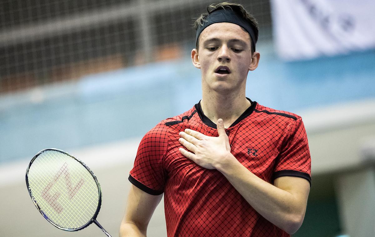 MIha Ivanič | Najboljši slovenski badmintonski igralec Miha Ivanič nadaljuje s serijo solidnih dosežkov.  | Foto Grega Valančič/Sportida