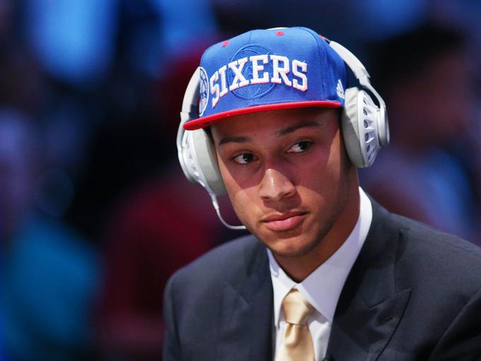 Ben Simmons je razočaran, ker ga ne bo zraven na glavni tekmi All Star vikenda, ki je pred nami. | Foto: Reuters