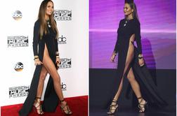 Chrissy Teigen na American Music Awards dražila z obleko, ki razgalja