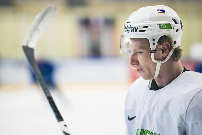 slovenska hokejska reprezentanca, risi, trening, Jan Drozg | Jan Drozg se je v začetku tedna pridružil pripravam reprezentance na svetovno prvenstvo. | Foto Grega Valančič/Sportida