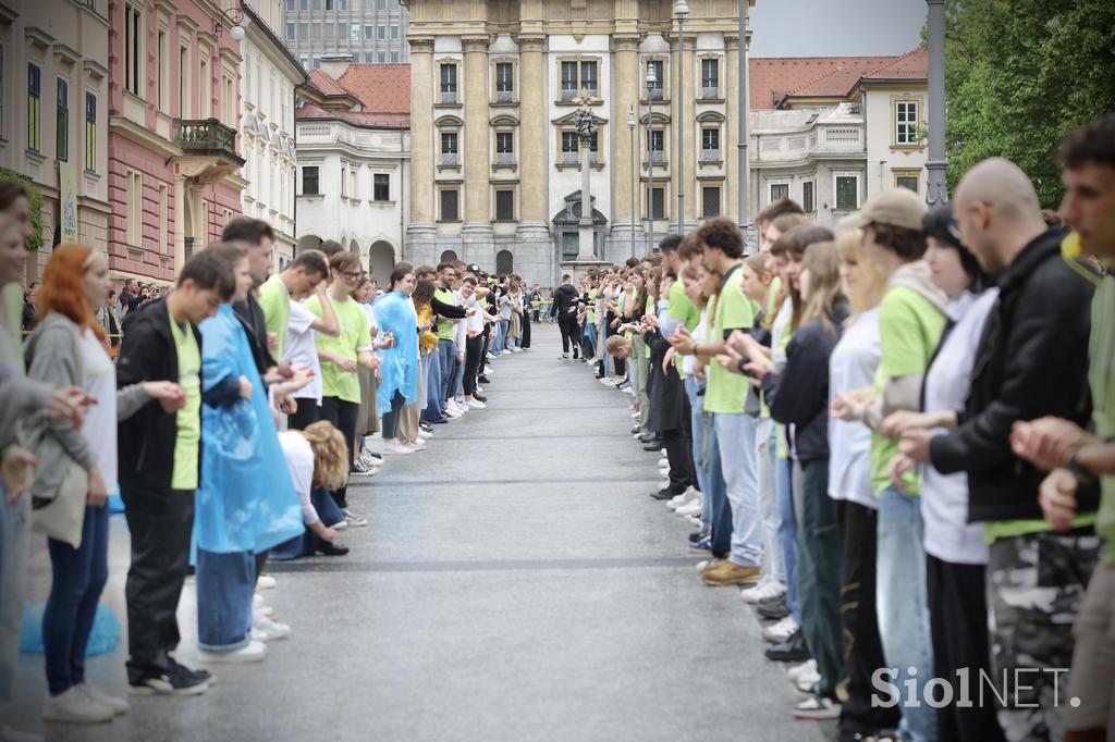 Parada ljubljanskih maturantov