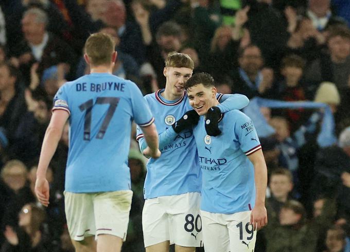 Manchester City se je brez težav uvrstil v polfinale. | Foto: Reuters