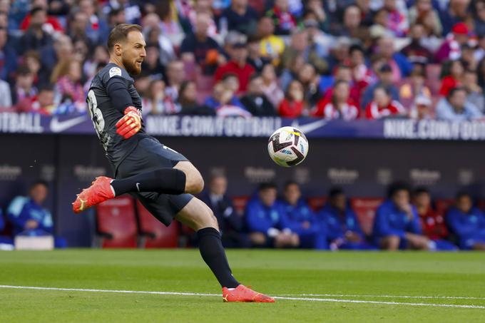 Jan Oblak je z Atleticom doživel še tretji zaporedni poraz v La ligi. | Foto: AP / Guliverimage