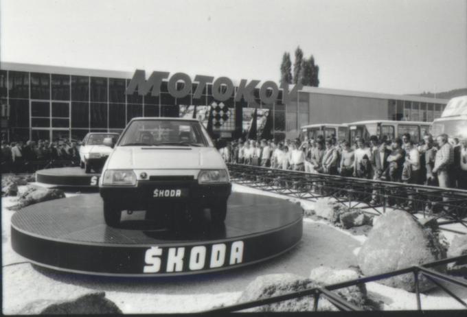 Uradna premiera škode favorit leta 1987 v Brnu. | Foto: Škoda