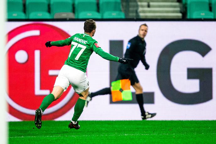 NK Olimpija NK Maribor derbi | Srb Djordje Ivanović je bil nesporni junak tokratne zmage Olimpije nad Mariborom. | Foto Vid Ponikvar