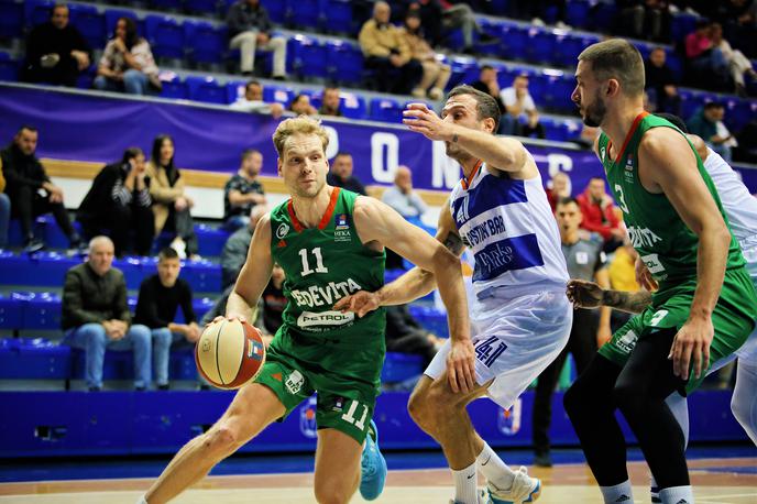 Cedevita Olimpija Jaka Blažič | Cedevita Olimpija je zmagala v Črni gori. | Foto Mornar-Barsko zlato/Media Pro/liga ABA