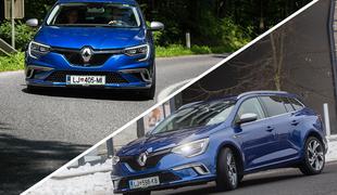 Primerjalni test: renault megane in megane grandtour GT TCe 205 EDC