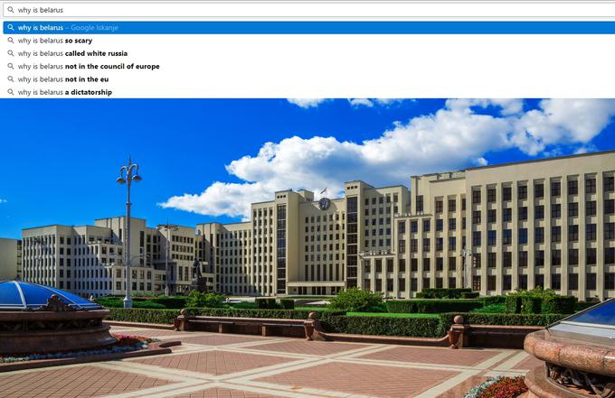 Zakaj je Belorusija ... tako strašljiva? ... imenovana bela Rusija? ... nečlanica Sveta Evrope in Evropske unije? ... diktatura? | Foto: 