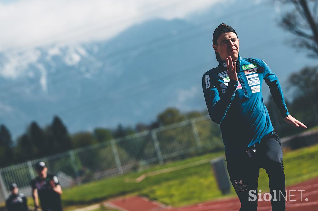 Skakalci trening Kranj priprave