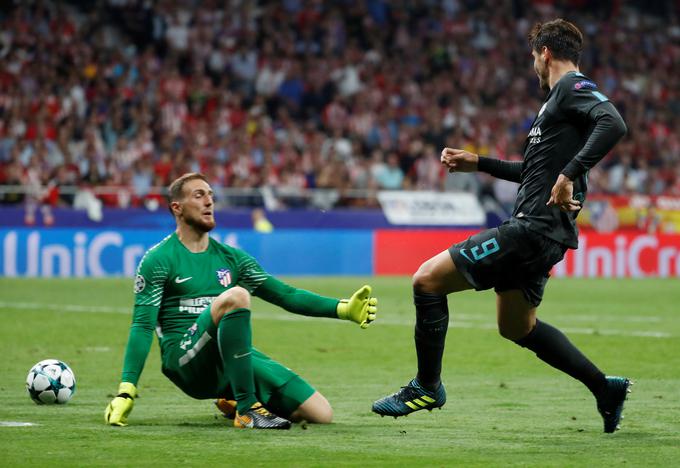 Jan Oblak je v soboto na gostovanju pri Leganesu zaklenil vrata in poskrbel za nekaj zelo odmevnih posredovanj. | Foto: Reuters