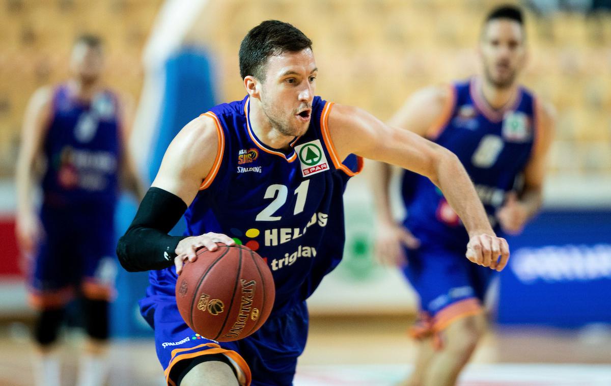 Blaž Mahkovic | Blaž Mahkovic je k tesni zmagi Helios Suns prispeval 15 točk. | Foto Vid Ponikvar