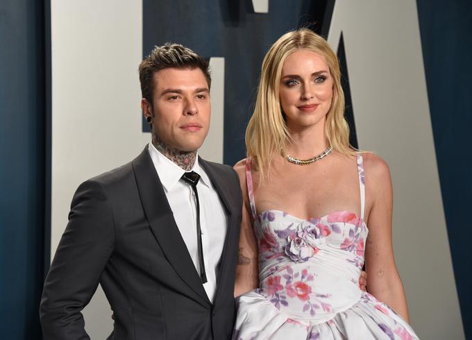 Fedez in Chiara imata na Instagramu skupno več kot 32 milijonov sledilcev. | Foto: Getty Images