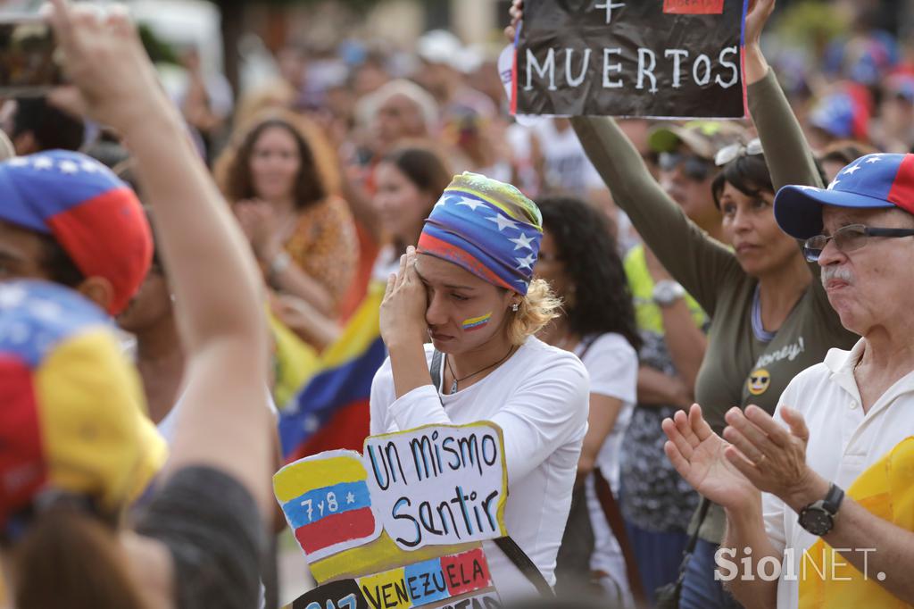 Venezuela Caracas protesti Maduro Guaido